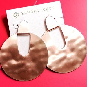 Kendra Scott Diane Statement Earrings In Rose Gold
